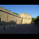 Die Porte de la Gardette, von der Stadt aus gesehen